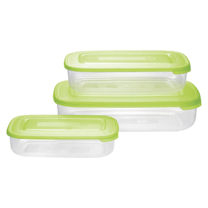 Juego de recipientes para alimentos 3 piezas (930 ml, 1,9 y 3,0 litros) FAMILY FOOD Verde 904057281A - Product Image 2