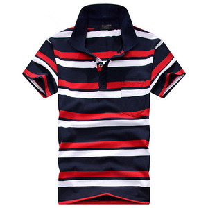 2025 nueva llegada, superventas, camiseta para hombre, moda informal a rayas, camisas de manga corta para hombre, polos transpirables de alta calidad - Product Image 5