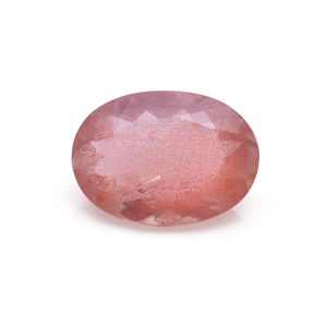 Pierre précieuse naturelle en pierre de soleil d'Oregon orange, taille ovale, polie miroir, facettes, de 7x5mm à 12x10mm - Product Image 4