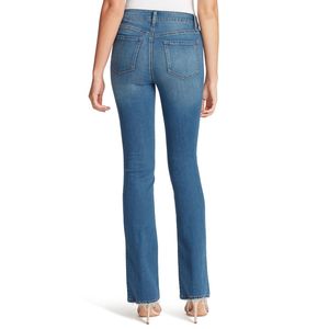 Jeans Bootcut Traspiranti Stile High Street da Donna Jessica Simpson Blu Taglia XL - Con Decorazione a Fiocco e Chiusura Elastica in Vita - Product Image 3