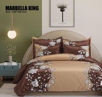 Ensembles de draps 100% coton Collection de tissus satinés imprimés confortables pour la literie et les textiles de maison Style uni