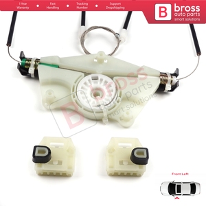 ชุดซ่อมมอเตอร์กระจกหน้าต่าง BP8582-1 ด้านหน้าซ้าย สำหรับ Fabia MK1 1999-2008 4/5 ประตู Praktik Van 6Y0837655 - Product Image 3