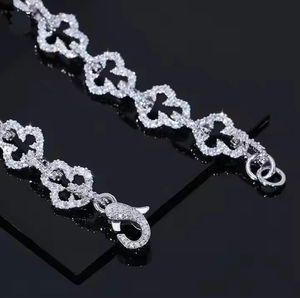 Nueva Cadena Cubana con Diamantes de Imitación Moissanite, Joyería Hip Hop de Lujo Personalizada, el Mejor Regalo para Hombres, Material de Oro Blanco - Product Image 2