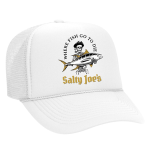 ODM OEM Chapeau en mousse personnalisé de haute qualité à 5 panneaux Casquette de pêche imperméable personnalisée à bord incurvé bicolore avec impression de logo - Product Image 2