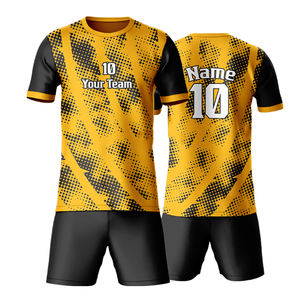 Ensemble de Tenue de Football Personnalisée pour Adultes à Manches Longues, Logo Personnalisé, Équipe Unisexe, Haute Qualité, Séchage Rapide, Respirant, Polyester - Product Image 1