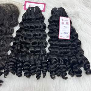 Prix usine Vierge Remy Corps Vague Cheveux Trame Double Dessiné Russe Cheveux Humains UPS DHL FedEx Expédition - Product Image 1