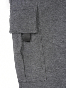 Pantalones largos casuales de color sólido para hombres con lazo frontal y múltiples bolsillos Cómodo y versátil Uso diario - Product Image 5