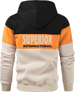 Sweat-shirts en polaire pour hommes, imprimés design, logo sérigraphié personnalisé, ODM/Vente en gros, vêtements de sport, taille 6XL, avec poches, coupe classique - Product Image 2