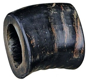 Búfalo/buey/vaca cuerno crudo India pulido Vintage 34648 tallado náutico Animal Material orgánico cuerno perro fabricación de alimentos - Product Image 4