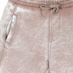 Pantalones cortos vintage de algodón lavado con ácido para hombre al por mayor, pantalones cortos desgastados personalizados con borde crudo y cierre de cordón, estilo informal transpirable - Product Image 4