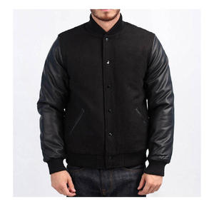 Fabricantes de chaquetas OEM Letterman, venta al por mayor, chaqueta universitaria bordada con apliques de chenilla, chaqueta de béisbol de invierno Vintage personalizada - Product Image 1