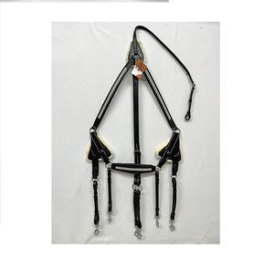 Elegante coraza de 5 puntos y Martingle Para Caballo decorado con piedras brillantes Coraza de cuero plegable de temporada no pico - Product Image 6