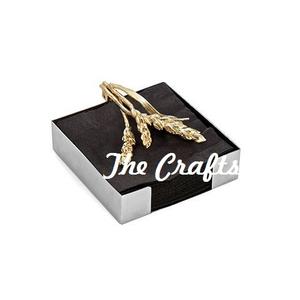 Porte-serviettes carré en fer noir pour mariage et dîner à la maison - Product Image 5