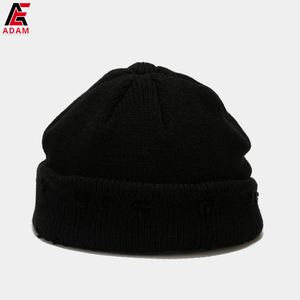 Gorros de lana de Invierno y Primavera de colores sólidos personalizados de alta calidad Impresión Digital de Cachemira con logotipo en blanco Común al por mayor - Product Image 6