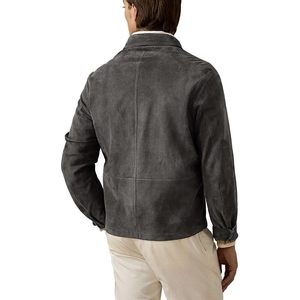 <b>Mens</b> <b>Suede</b> Biker <b>Jacket</b> - Product Image 2