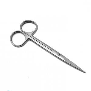 Ciseaux chirurgicaux à iris à pointe fine droits émoussés 11.5cm (4,5 pouces) Ciseaux à iris de fabricant pakistanais professionnel - Product Image 3