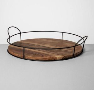 Bandeja de servicio de madera de diseño hecho a mano de una sola pieza con la mejor calidad y diseño a las mejores tarifas - Product Image 2