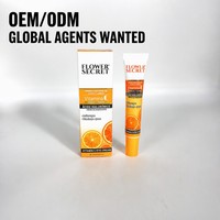 FLOWER SECRET 25ml Crème pour les yeux et les lèvres à la vitamine C, acide hyaluronique, anti-âge - Services OEM/ODM et agence de marques mondiales recherchées