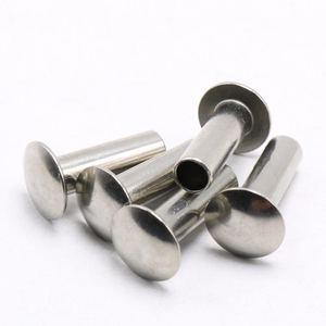 Rivet semi-tubulaire à tête bombée en acier inoxydable de qualité supérieure, taille 1/8 3/16 - Product Image 1