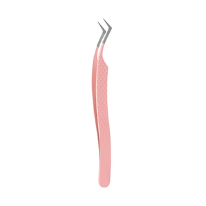 Pince à épiler de précision MORGANS INDUSTRIES 10 mm à pointe lisse en acier inoxydable, prise en main parfaite pour les extensions de cils - Product Image 5