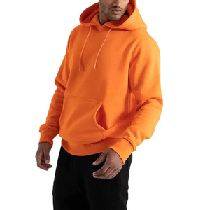 Sweats à capuche d'hiver pour hommes de la meilleure qualité Logo personnalisé Nouveau style Teint uni avec col montant Matériau du haut-Polyester/coton Prix bon marché! - Product Image 2