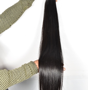 ผมต่ออินเดียแบบเวอร์จินแท้  จัดเรียงเกล็ดผม  แบบ Double Weft  ไม่ผ่านการแปรรูป  ผมแท้ Remy  ลอนลึกแบบธรรมชาติ สีธรรมชาติ - Product Image 4