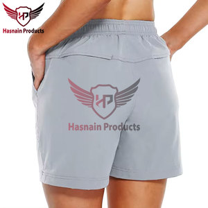 Short de sport respirant pour femmes, tissu athlétique à séchage rapide avec poche à logo pour le yoga en plein air, la course et l'exercice de gymnastique, nouvel arrivage - Product Image 6