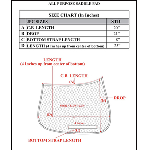 卸売万能スクエアキルティングコットンサドルパッド,乗馬用無地乗馬 - Product Image 5