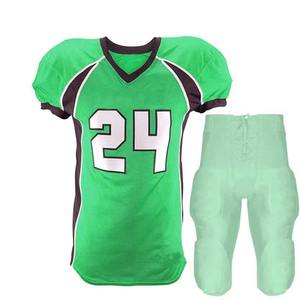 Nouveaux uniformes de football américain vêtements de sport d'équipe nom personnalisé, uniformes de football numéro 100% polyester ensemble de football américain - Product Image 1