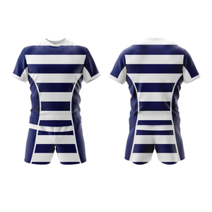 Chemise de Rugby Manches Courtes Kit de Maillot de Rugby Sublimation Personnalisé Unisexe OEM Anti Stretch Football Style Time Good - Product Image 3