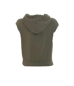 Sweats à capuche et sweatshirts décontractés pour femmes du Bangladesh Sweat à capuche sans manches pour femmes à la mode Prix de gros Conception OEM disponible - Product Image 2