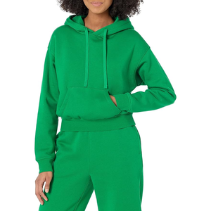 Sudaderas con capucha de talla grande de algodón de manga larga con logotipo personalizado para mujer, jersey de talla grande a precio barato para mujer, ropa de calle a la moda - Product Image 1