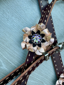 Collar de Cabeza y Pechera para Caballo de Fábrica Directa, Buena Calidad, Mejor Precio, Collar de Cabeza para Caballo Ecuestre Brillante con Doble Hebilla - Product Image 5