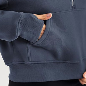 Latest Style Low Price Women Half <b>Zipper</b> Hoodies Long Sleeves Casual Wear Women Half <b>Zipper</b> Hoodies - Product Image 6