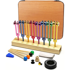 Ensemble de diapasons Chakra pour la guérison 7 Chakra 1 Soul Purpose Weighted Diapasons pour l'ADN Healing Sound Therapy L. A.ELAHI & CO - Product Image 1