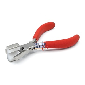 Alicates para Anillos de Alambre Metálico en Forma de V, Acabado Satinado, Cabeza de Nailon, Herramientas para Doblar y Dar Forma, Fabricación de Joyería, Acero Inoxidable - Product Image 1