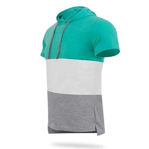 Conjunto de 2 Piezas de Sudadera y Pantalones Cortos Deportivos de Verano para Hombre, Personalizable, Transpirable, de Algodón Térmico - Product Image 3