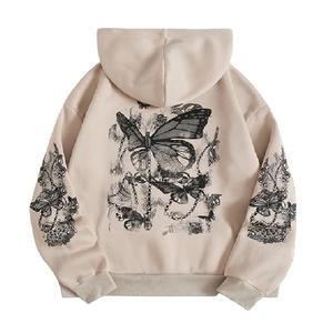 Nouveauté : Sweat-shirts à capuche oversize pour femmes de haute qualité, 100% coton molletonné, manches longues, imprimés, respirants, imperméables, pour l'hiver - Product Image 2