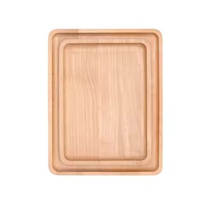 Plateau en bois de bambou polyvalent avec finition lisse pour thé, café, petit déjeuner, cuisine ou service de table - Product Image 6