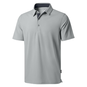 Polo à logo personnalisé pour hommes T Shirt Polo à manches courtes en coton et polyester mélangés respirant Fabricant de gros d'usine OEM - Product Image 1