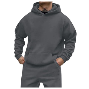 Sweat à capuche décontracté pour hommes et femmes personnalisé Sweat-shirt pull de couleur unie Personnalité de la rue pour l'hiver Logo personnalisé Marque Top sweat à capuche - Product Image 5