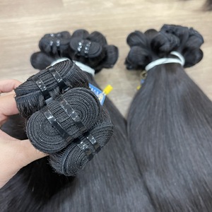 100% Paquetes de cabello ondulado/liso natural crudo al por mayor vietnamita Proveedor de cabello sin procesar Sin enredos Sin caída de cabello - Product Image 6