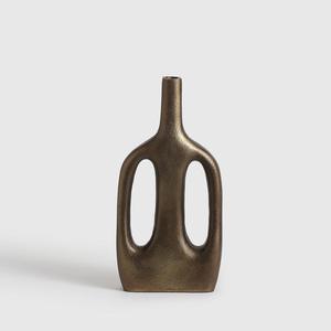 Venta caliente Vintage Metal Latón Aluminio Maceta Nuevo diseño Florero de mesa para la decoración del hogar o del hotel Mejor precio - Product Image 1