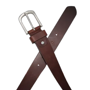 Ceinture en cuir véritable 100% de conception personnalisée de bonne qualité du fournisseur en gros - Product Image 1