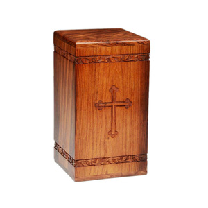 Eco-friendly Funeral Urns Paw Engraving Acacia & Mango Wood Pet <b>Caskets</b> & Urns with Brass <b>for</b> Pet Soild Wood Whole Sale Urns - Product Image 6