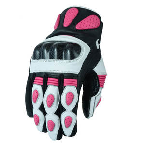 ถุงมือมอเตอร์ไซค์ หนังน้ำหนักเบาระบายอากาศได้ดี ปิดด้วยตะขอและห่วงแบบเต็มนิ้ว คุณภาพสูงสำหรับการแข่งรถมอเตอร์ไซค์ กีฬากลางแจ้ง - Product Image 1