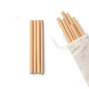 High Quality VINACRAFT JSC Bamboo <b>Drinking</b> <b>Straws</b> with Carrying Bag & Cleaning Tools-Natural Color Vietnam Made - Product Image 1