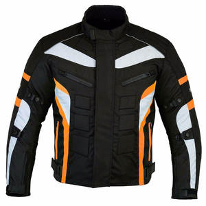 Traje de moto textil ligero para hombres con ventilación y armadura CE extraíble - Product Image 2