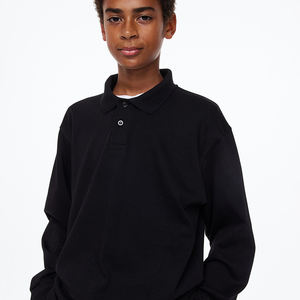 Pull-over uni pour enfants avec logo personnalisé sweats à capuche pour enfants imprimés en éponge française sweats à capuche et sweat-shirts pour garçons - Product Image 1