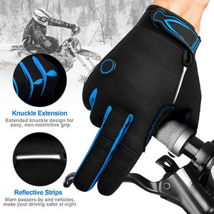 Gants de cyclisme pour hommes de haute qualité, antidérapants, respirants, rembourrés en mousse, gants de vélo de montagne, absorption des chocs pour les sports de plein air et la salle de sport - Product Image 5